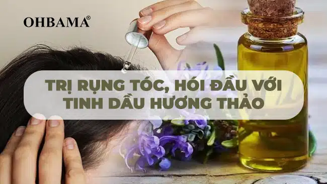Trị rụng tóc, hói đầu với tinh dầu hương thảo
